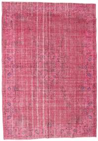  Colored Vintage Rug 200X289 Wool Pink Carpetvista