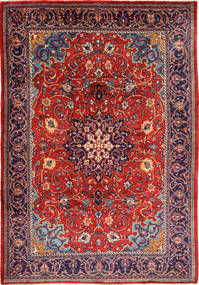225X332 Mahal Teppich Orientalischer Rot/Dunkelrosa (Wolle, Persien/Iran) Carpetvista