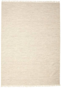 Melange 200X300 クリームベージュ色/茶色 単色 絨毯