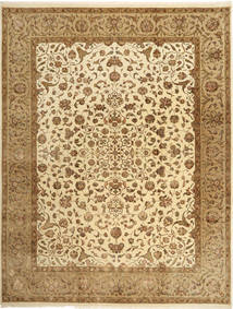  Oriental Tabriz Royal Magic Rug 242X312 Orange/Beige Wool, India Carpetvista