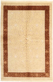  123X184 Medallion Small Tabriz Royal Magic Rug Wool, Carpetvista
