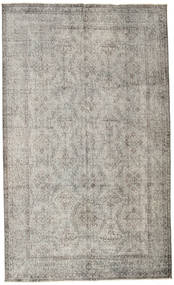 Colored Vintage Rug 182X301 Grey/Beige Wool, Turkey Carpetvista