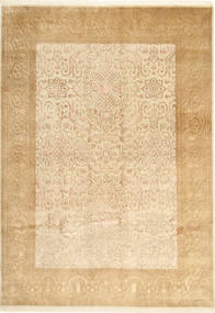  Oriental Tabriz Royal Magic Rug 167X238 Beige/Orange Wool, India Carpetvista