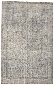 Colored Vintage Rug 167X263 Grey/Beige Wool, Turkey Carpetvista