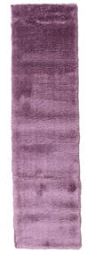 Shaggy Sadeh 80X300 Small Purple Plain (Single Colored) Runner Rug