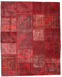 Tapete Patchwork 195X244 Vermelho/Vermelho Escuro (Lã, Turquia)