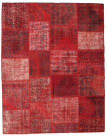  198X251 Patchwork Teppich Rot/Dunkelrot Türkei Carpetvista