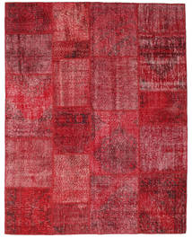 絨毯 パッチワーク 198X252 レッド (ウール, トルコ)
