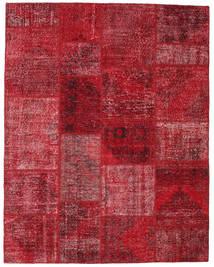 Tapete Patchwork 198X251 Vermelho/Vermelho Escuro (Lã, Turquia)