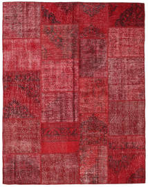  198X252 Patchwork Teppich Rot/Dunkelrot Türkei Carpetvista