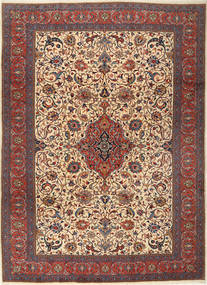 Orientalsk Sarough Teppe 255X355 Rød/Beige Stort Ull, Persia/Iran Carpetvista