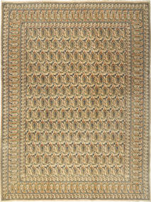 絨毯 ペルシャ カシャン 277X376 ベージュ/オレンジ 大きな (ウール, ペルシャ/イラン)