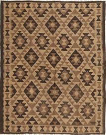  Orientalischer Kelim Maimane Teppich 156X198 Braun/Orange Wolle, Afghanistan Carpetvista