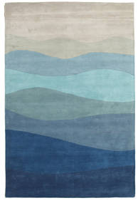 Feeling Handtufted 300X400 Large Blue Abstract Wool Rug