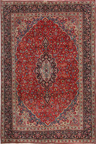 299X447 Tapis Yazd D'orient Rouge/Marron Grand (Laine, Perse/Iran) Carpetvista
