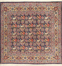 196X198 Varamin Teppich Quadratisch Persien/Iran Carpetvista