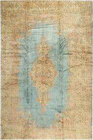  370X610 Floral Large Kerman Rug Wool, Carpetvista