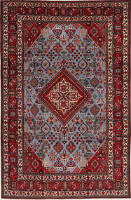 Persischer Meimeh Teppich 233X341 Dunkelrot/Rot (Wolle, Persien/Iran)