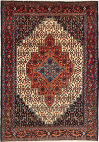  Senneh Rug 125X175 Persian Wool Small Carpetvista