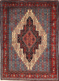  Senneh Rug 122X170 Persian Wool Small Carpetvista