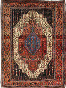  Senneh Rug 120X155 Persian Wool Small Carpetvista