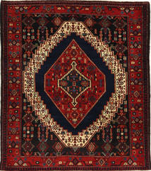 127X145 Tapete Senneh Oriental (Lã, Pérsia/Irão) Carpetvista