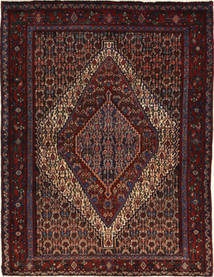  123X155 Medallion Small Senneh Rug Wool, Carpetvista