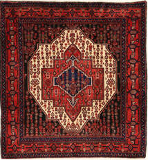  Orientalischer Senneh Teppich 126X135 Quadratisch Wolle, Persien/Iran Carpetvista