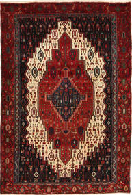 124X187 Senneh Rug Oriental (Wool, Persia/Iran) Carpetvista