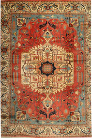 Heriz Teppich 392X509 Großer Wolle, Persien/Iran Carpetvista