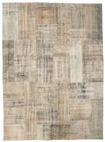  パッチワーク 絨毯 173X240 ウール ライトグレー/ベージュ Carpetvista