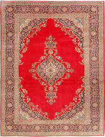 Tapis D'orient Kashan 293X388 Rouge/Beige Grand (Laine, Perse/Iran)