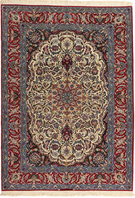  154X217 Pequeno Isfahan Fio De Seda Tapete Carpetvista