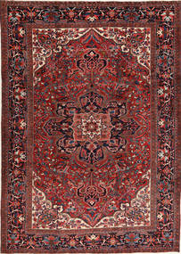  Persischer Heriz Teppich 266X372 Rot/Dunkelrot Carpetvista