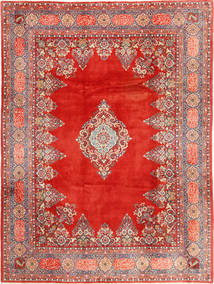 Tapete Sarough 280X370 Vermelho/Bege Grande (Lã, Pérsia/Irão)