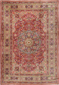 Tapete Persa Kerman 325X475 Vermelho/Bege Grande (Lã, Pérsia/Irão)