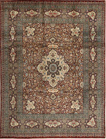 絨毯 タブリーズ 279X371 茶色/ベージュ 大きな (ウール, ペルシャ/イラン)