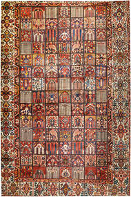 絨毯 ペルシャ バクティアリ 374X570 茶色/レッド 大きな (ウール, ペルシャ/イラン)