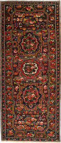 絨毯 ペルシャ バクティアリ Fine 160X395 廊下 カーペット 茶色/レッド (ウール, ペルシャ/イラン)