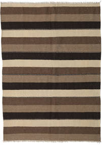  Oriental Kilim Rug 154X212 Brown/Orange Wool, Persia/Iran Carpetvista