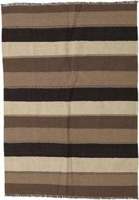 132X188 Kilim Rug Oriental Orange/Brown (Wool, Persia/Iran) Carpetvista