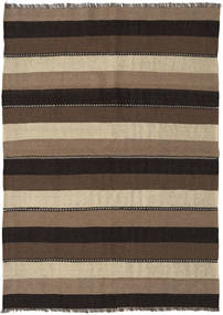Kilim Rug Rug 144X202 Brown/Orange Wool, Persia/Iran Carpetvista