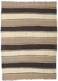  185X253 Striped Kilim Rug Wool, Carpetvista