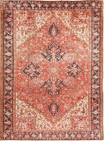  Persischer Heriz Teppich 280X380 Rot/Beige Carpetvista