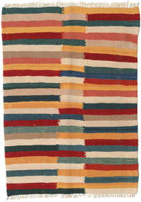 絨毯 ペルシャ キリム 68X96 ベージュ/ダークブルー (ウール, ペルシャ/イラン)