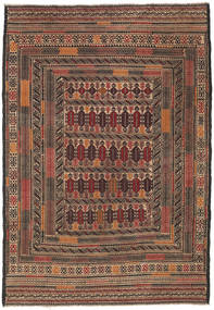 133X192 Kelim Afghan Old Stil Teppich Orientalischer (Wolle, Afghanistan) Carpetvista