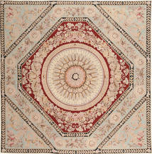 195X195 Needlepoint Kissenbezug Teppich Orientalischer Quadratisch (Wolle, China) Carpetvista
