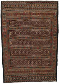 132X194 絨毯 オリエンタル キリム アフガン オールド スタイル (ウール, アフガニスタン) Carpetvista