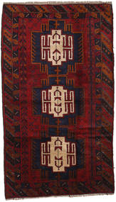 Belutsch Teppich 108X187 Dunkelrot/Rot Wolle, Afghanistan Carpetvista