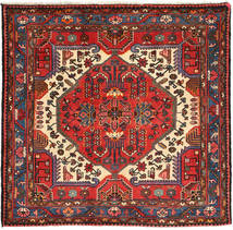129X132 絨毯 オリエンタル ハマダン 正方形 (ウール, ペルシャ/イラン) Carpetvista